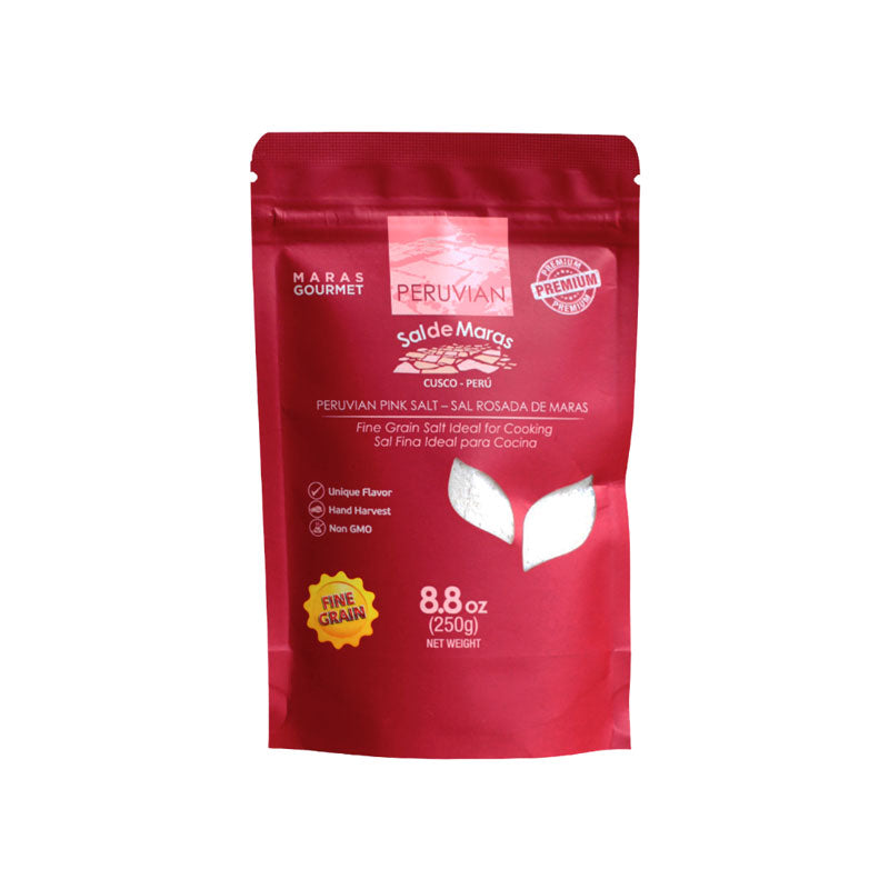 Sal Rosada de Maras en Grano Fino para Cocina 250g