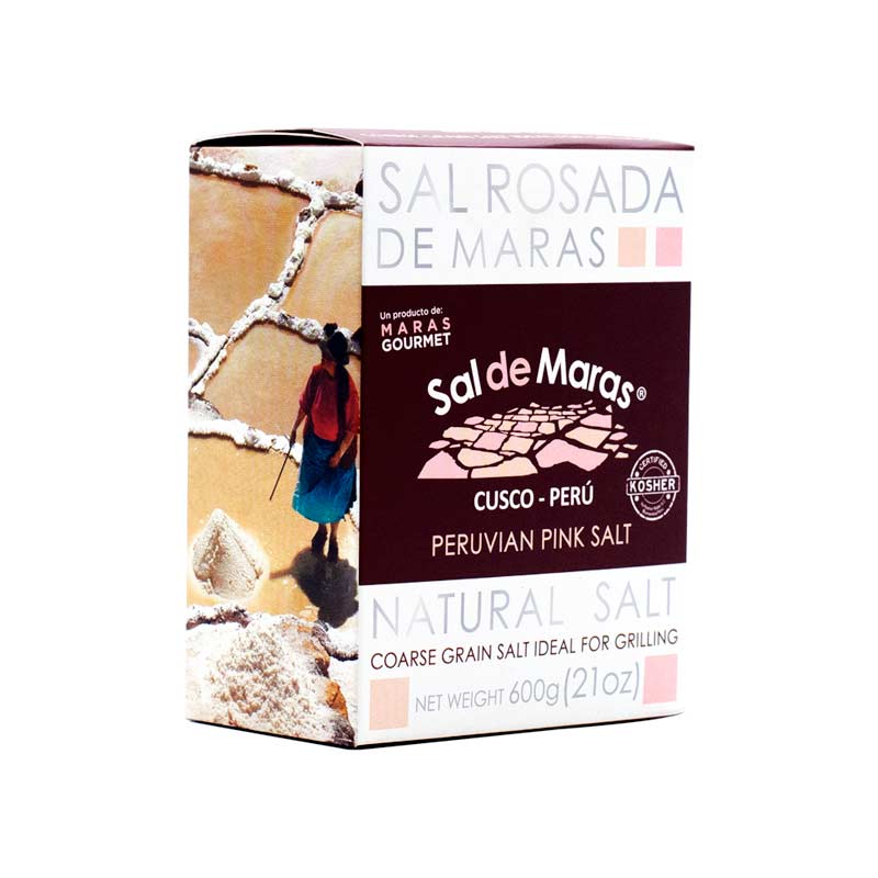 Sal Rosada de Maras – Caja Cartón 600g