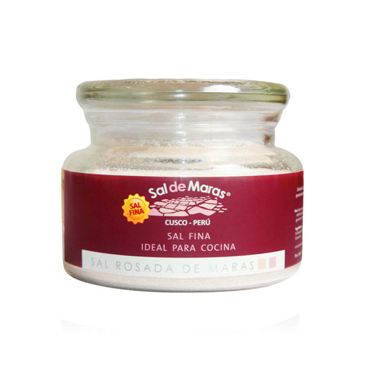 Sal Rosada de Maras fino  – Frasco Vidrio 400g