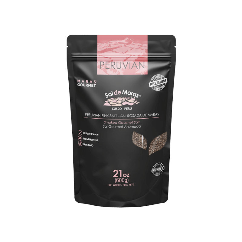 Sal Rosada de Maras Ahumada – Bolsa Doypack 600g